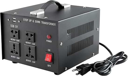 2000W Voltage Converter with USB and Sockets