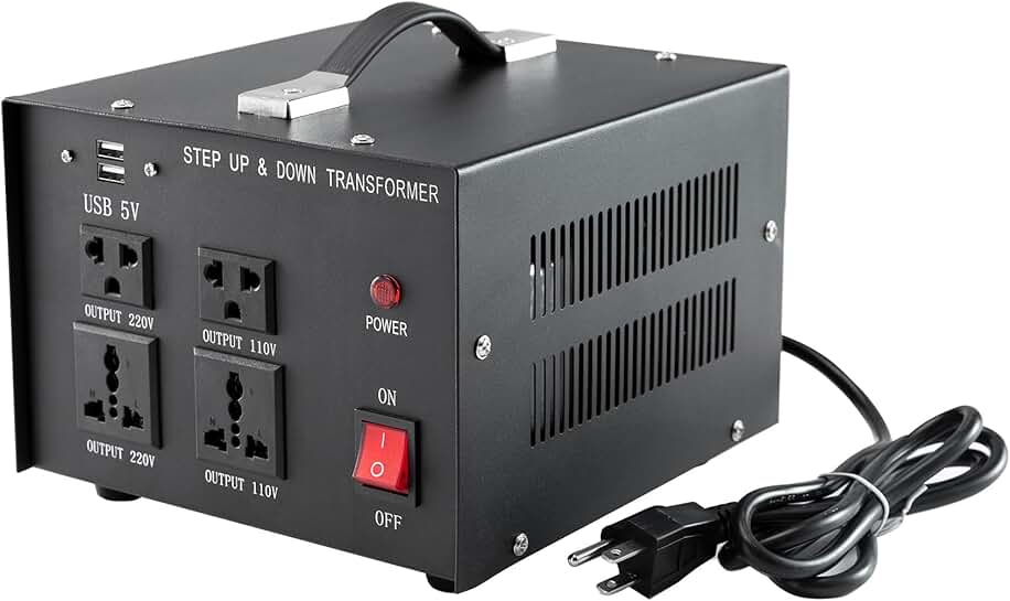 2000W Voltage Converter with USB and Sockets