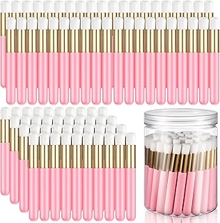 Pink 100-Piece Lash Cleansing Brushes with Container