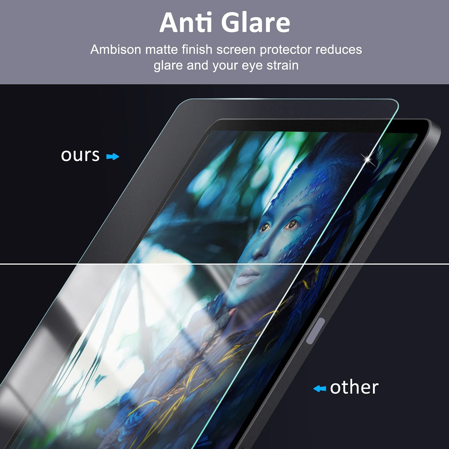[2 Pack] Matte Glass Screen Protector Designed for iPad Mini 6 2021 8.3", Anti-Glare & Fingerprint/Bubble Free/Easy Installation/Smooth as Silk, 9H Tempered Glass for iPad Mini 6th Generation