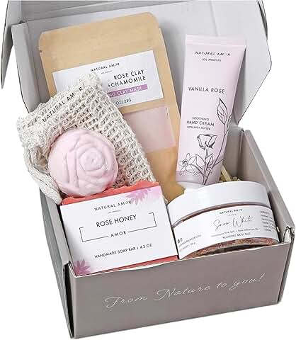Luxurious Rose Scent Bath Gift Set for Women
