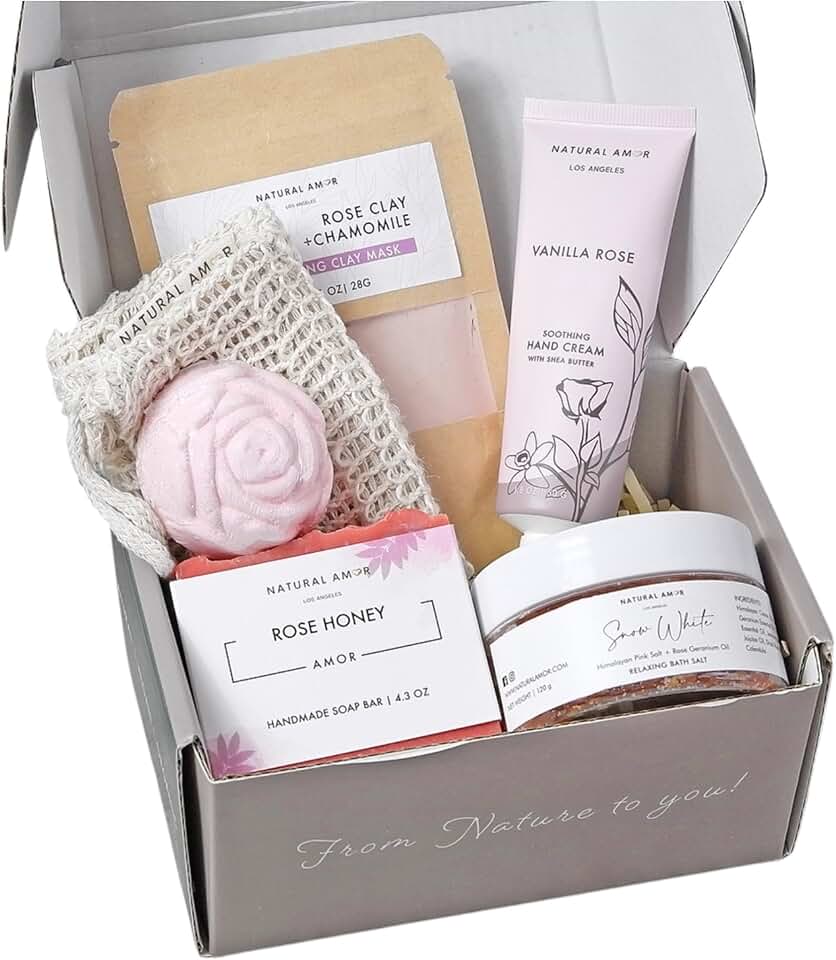 Luxurious Rose Scent Bath Gift Set for Women