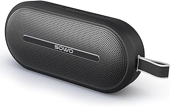 Portable wireless speaker with bass and waterproof design