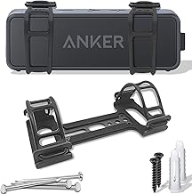 Metal Wall Mount for Bluetooth Speaker with Adjustable Straps