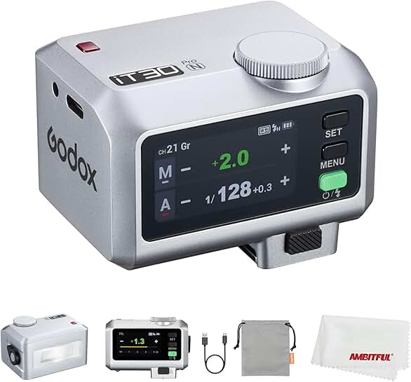 Mini Flash with TTL, HSS, Wireless, Touchscreen