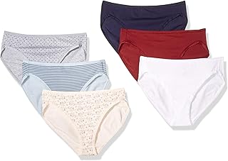 Women's Cotton High Leg Briefs, Breathable, Plus Size