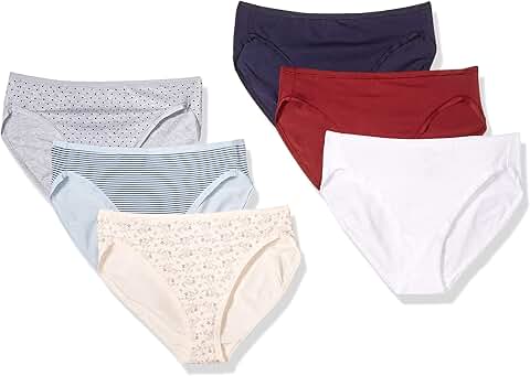 Women's Cotton High Leg Briefs, Breathable, Plus Size