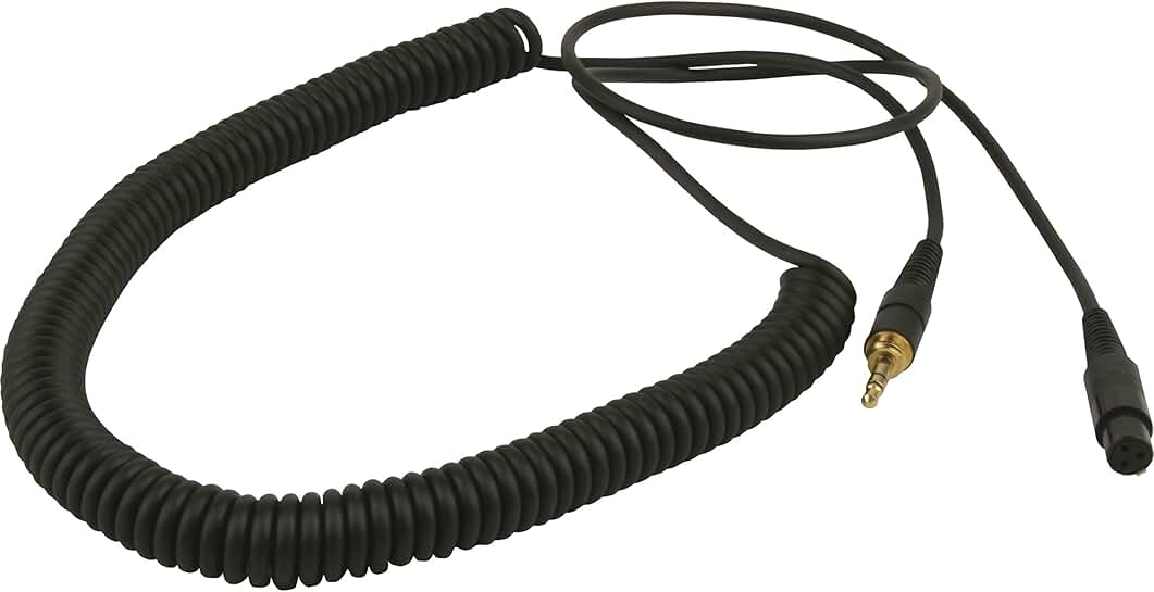 Coiled headphone cable