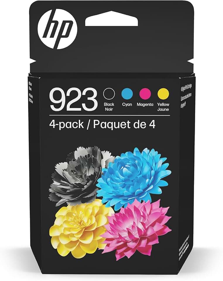 Black, Cyan, Magenta, and Yellow Ink Cartridges