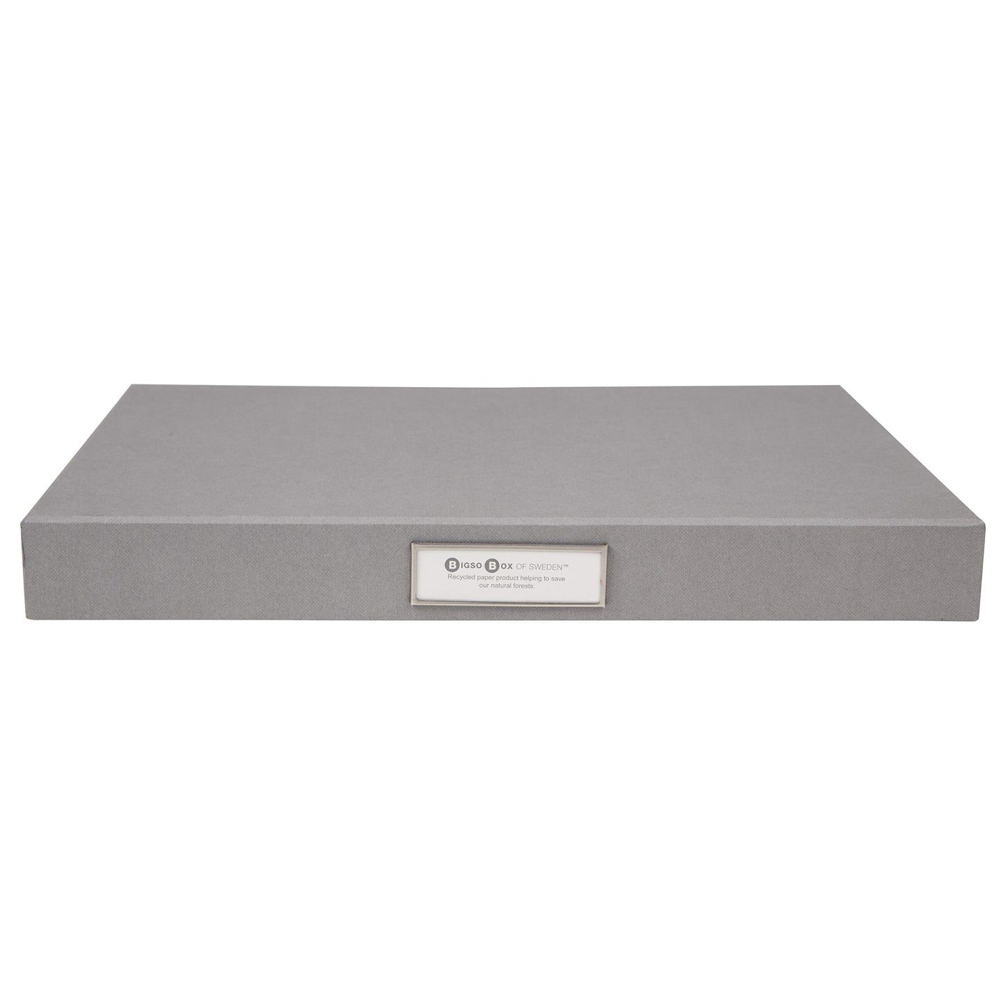 Large Fiberboard Document Box with Hinged Lid
