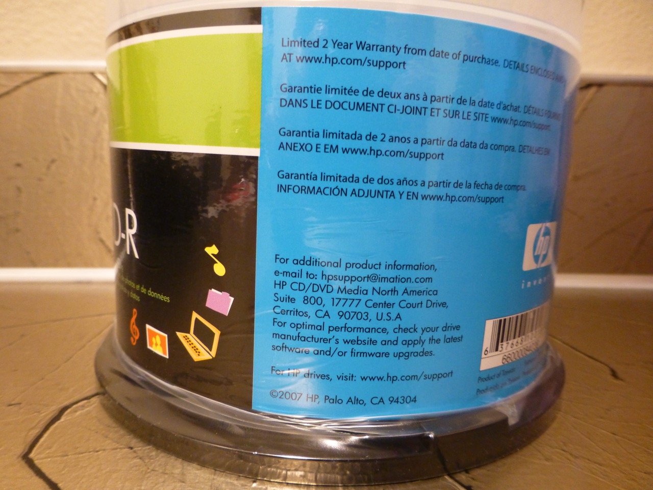 NEW CD-R 80 Minute (700 MB) (52x) Branded (50 Ea/Pkg) (10018)