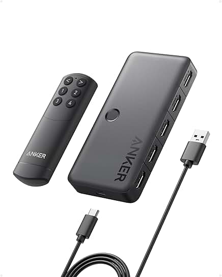 4K HDMI Switcher 4-in-1 with HDR and 3D