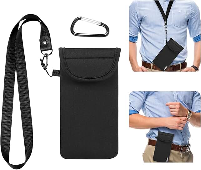Large Soft Neoprene Phone Pouch for All Smartphones
