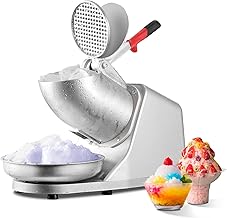 Electric Ice Shaver with Dual Blades for Home or Commercial Use
