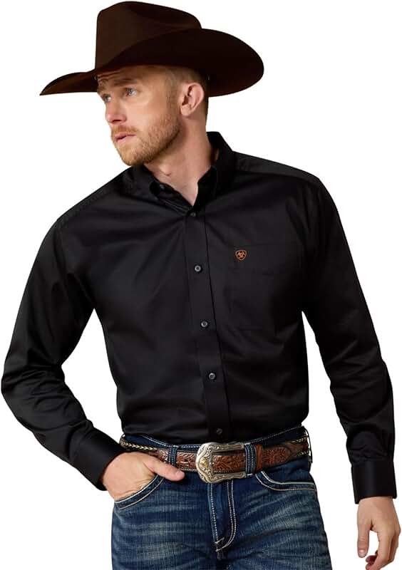 Men's Solid Twill Shirt