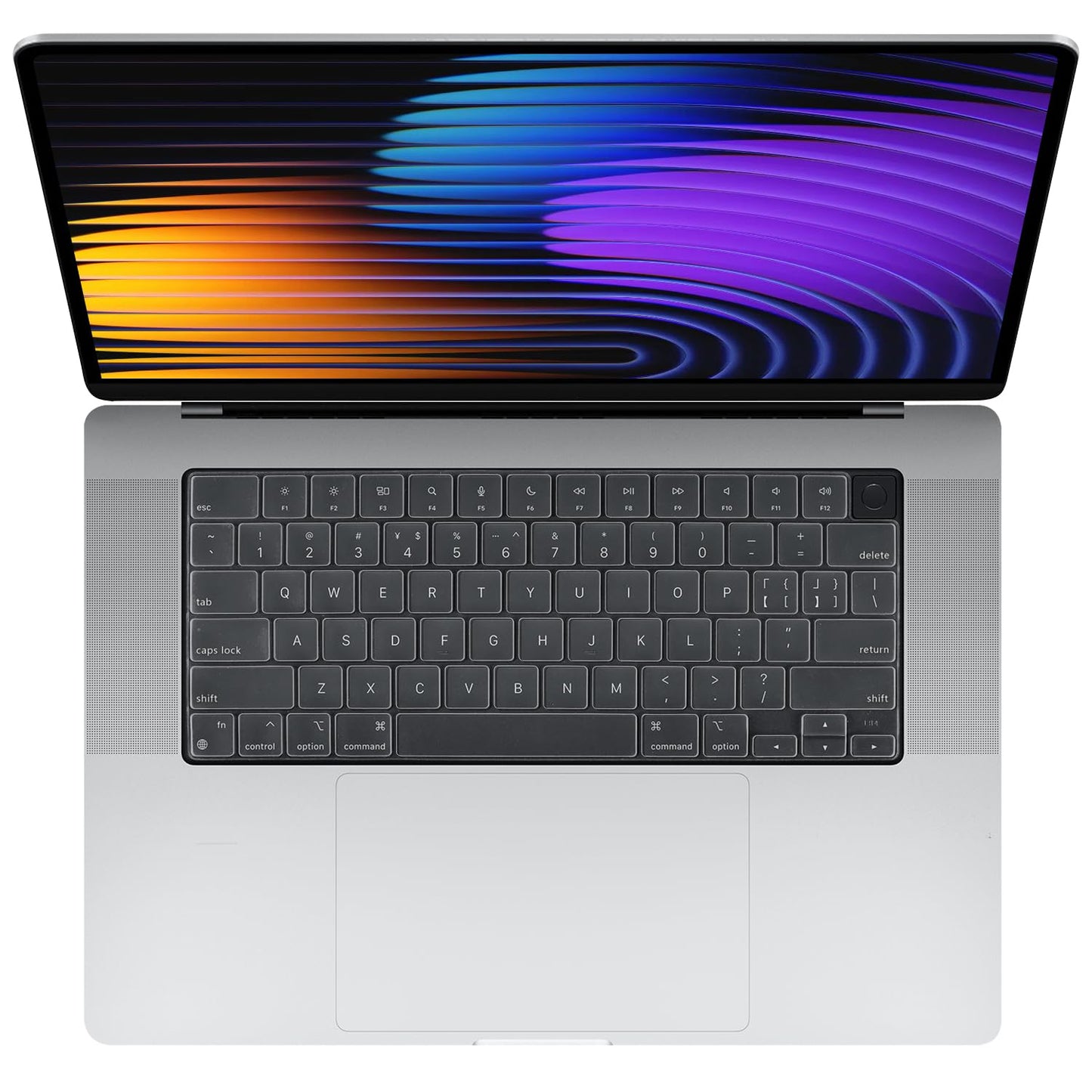 Transparent keyboard cover for MacBook Pro and Air