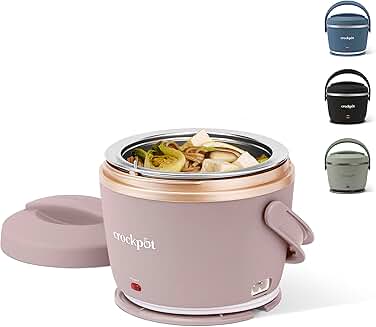 20-Ounce Portable Electric Lunch Box for Travel