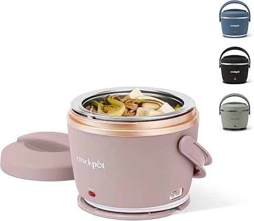 20-Ounce Portable Electric Lunch Box for Travel