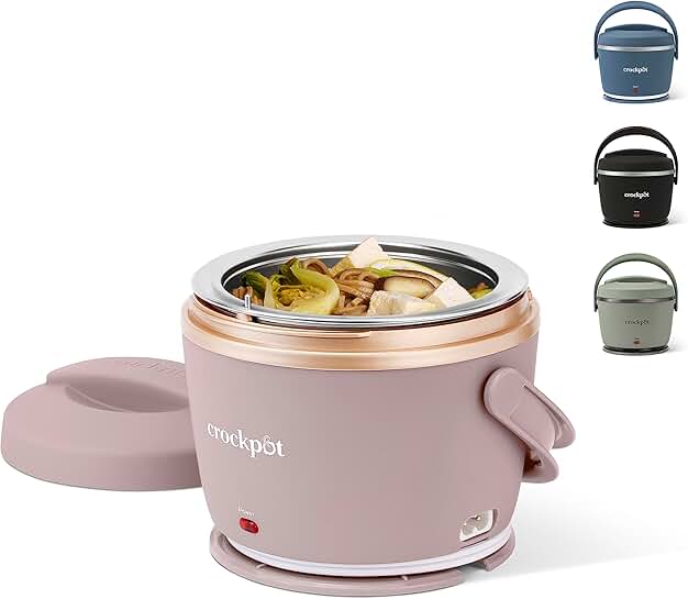 20-Ounce Portable Electric Lunch Box for Travel