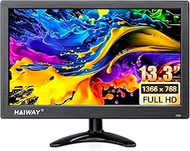 13.3-inch LED Security Monitor with Remote and Speakers