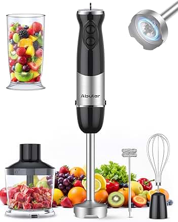 Handheld 1000W 5-in-1 Immersion Blender with Beaker