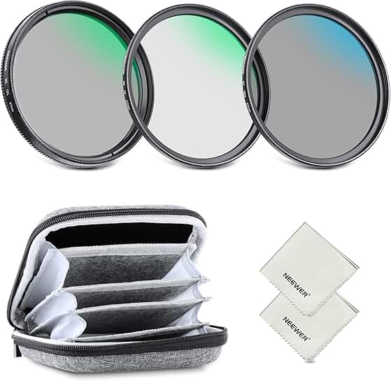 67mm ND Lens Filter Kit with Case and Cloth