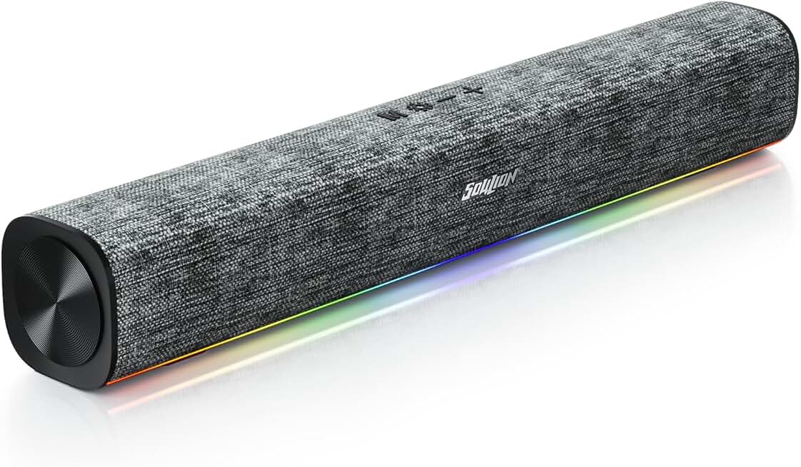 Computer speakers with RGB light and Bluetooth