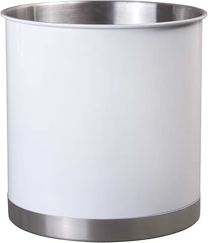 Large Stainless Steel Utensil Holder for Kitchen Countertop