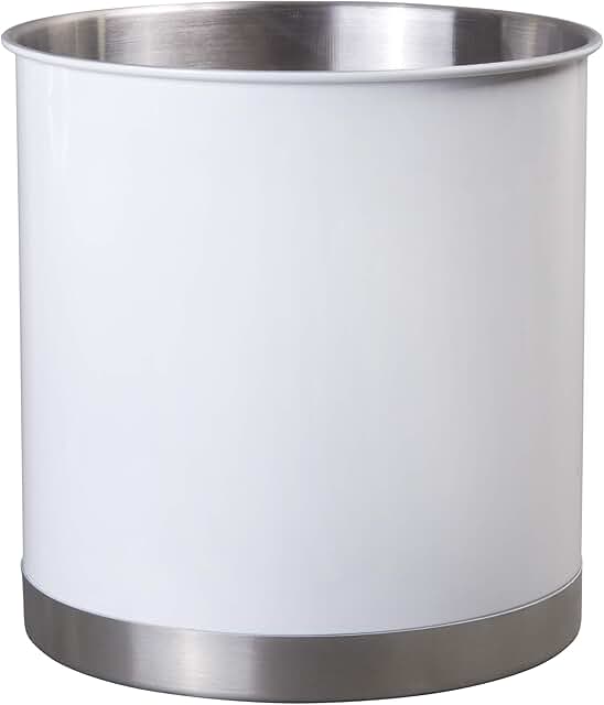 Large Stainless Steel Utensil Holder for Kitchen Countertop