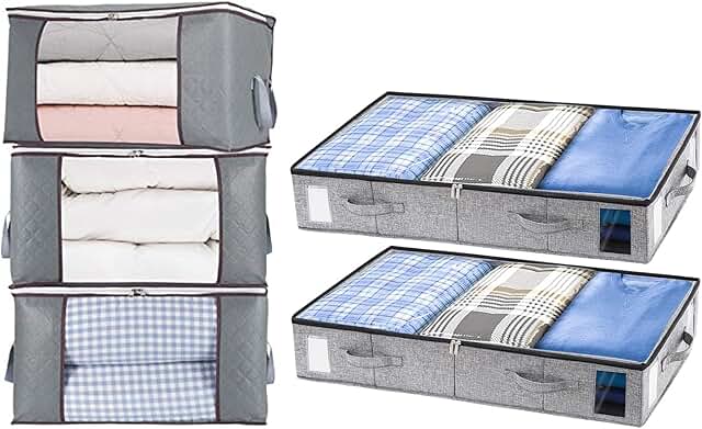 Comforter and Under Bed Storage Container Set