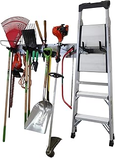 Wall Mount Garage and Garden Tool Organizer