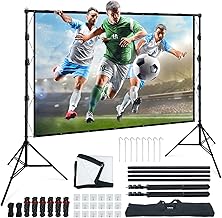 120-inch outdoor projector screen with stand
