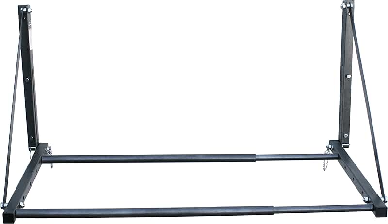 Adjustable Wall Mount Folding Tire Storage, 32-48 inches