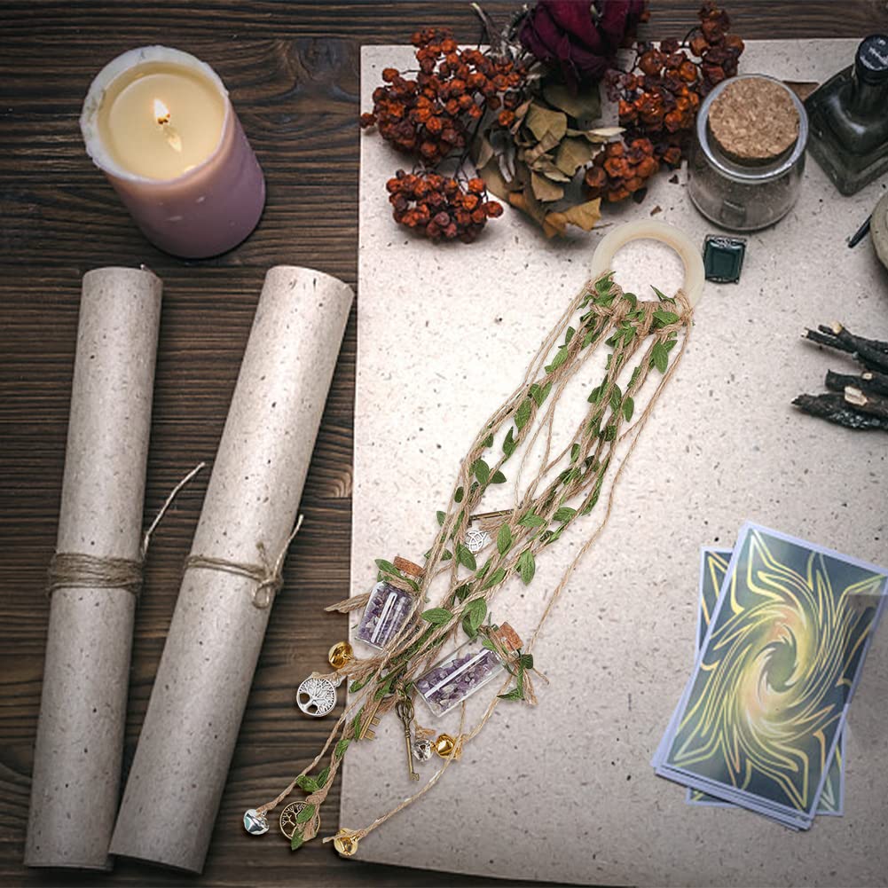 DIY Bell Kit with Glass Bottles and Wooden Rings