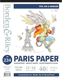 Paris Paper Pad, 11" x 14", 40 sheets