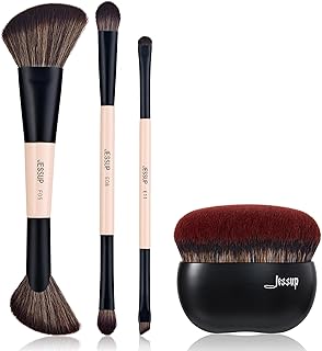 Travel Makeup Brush Set with Foundation Brush