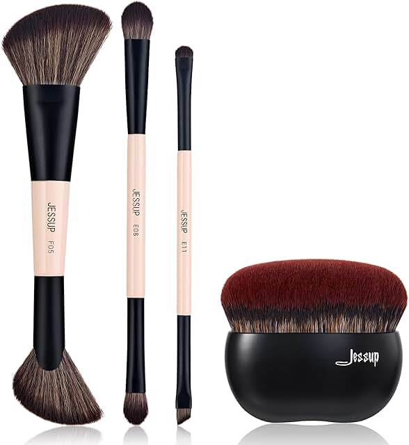 Travel Makeup Brush Set with Foundation Brush