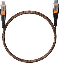 Rugged 2.5ft USB-C to USB-C Cable, 240W, 20Gbps