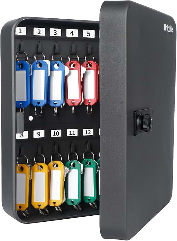 28-Position Key Cabinet with Combination Lock