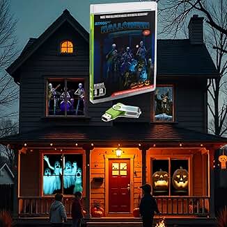 Halloween Hollusion Digital Decoration with 8 Video Effects