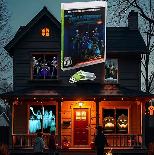 Halloween Hollusion Digital Decoration with 8 Video Effects