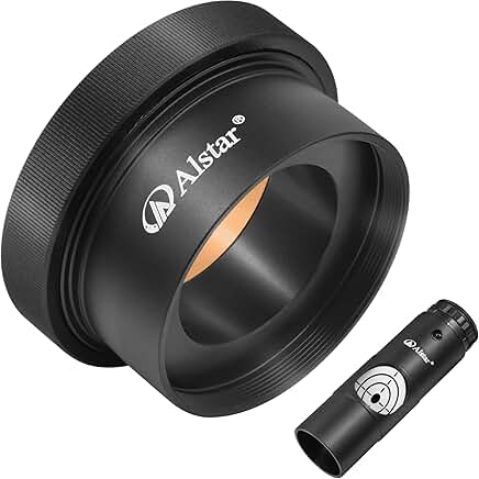 2-inch to 1.25-inch telescope eyepiece adapter with laser collimator bundle