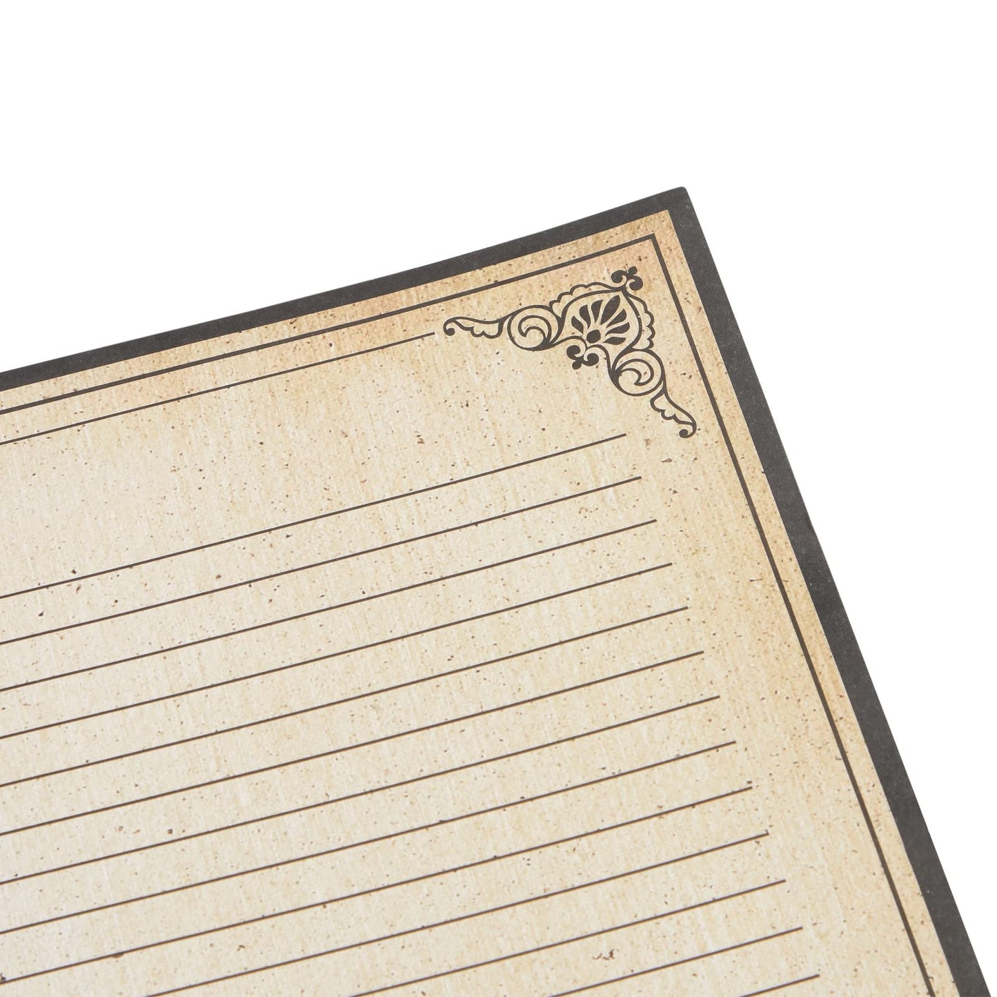 Vintage lined paper, 8.5 x 11 inches, 48 sheets