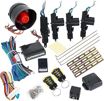 Car Remote Central Locking and Alarm System Kit