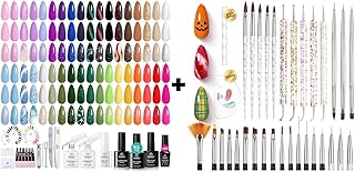 Winter Gel Nail Polish Kit with 36 Colors and Tools