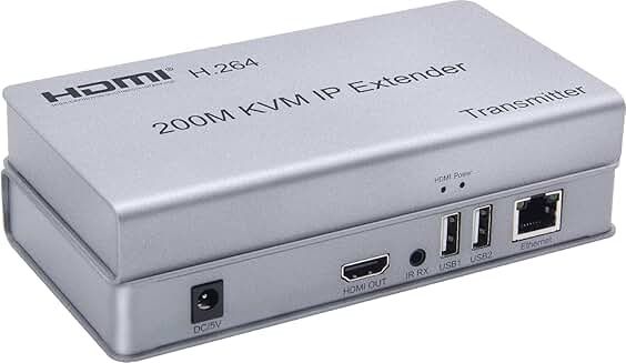 HDMI KVM Extender Over IP with USB and Cascade