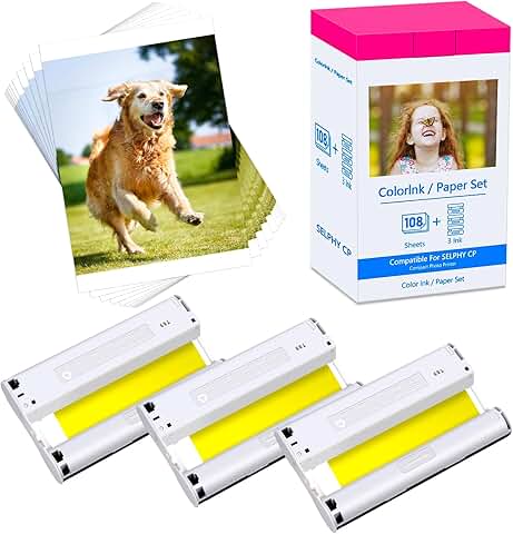 Photo Paper and Ink Set for Select Canon Printers
