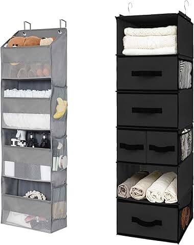 Hanging Closet and Behind Door Organizers Bundle