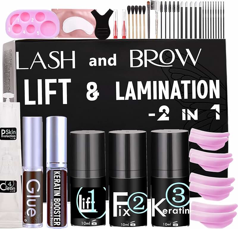 Eyelash Lift Kit for Home Use, 6 Weeks Results