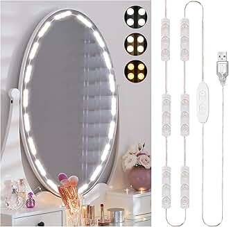 LED Vanity Mirror Lights with Adjustable Brightness